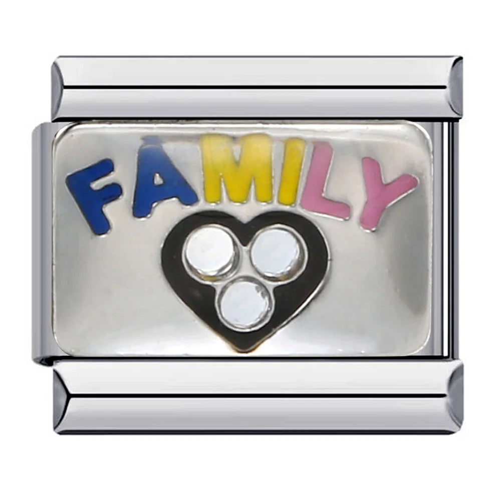 Heart Italian Charm Links 121