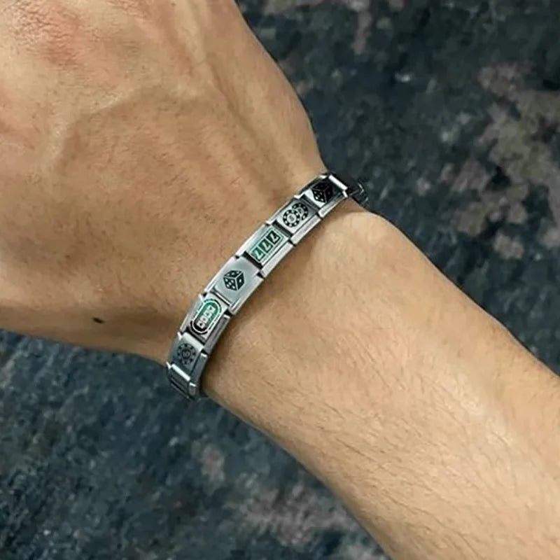 Laser Italian Charm Links 063