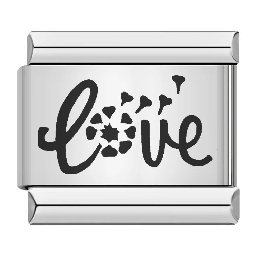 Laser Italian Charm Links 038