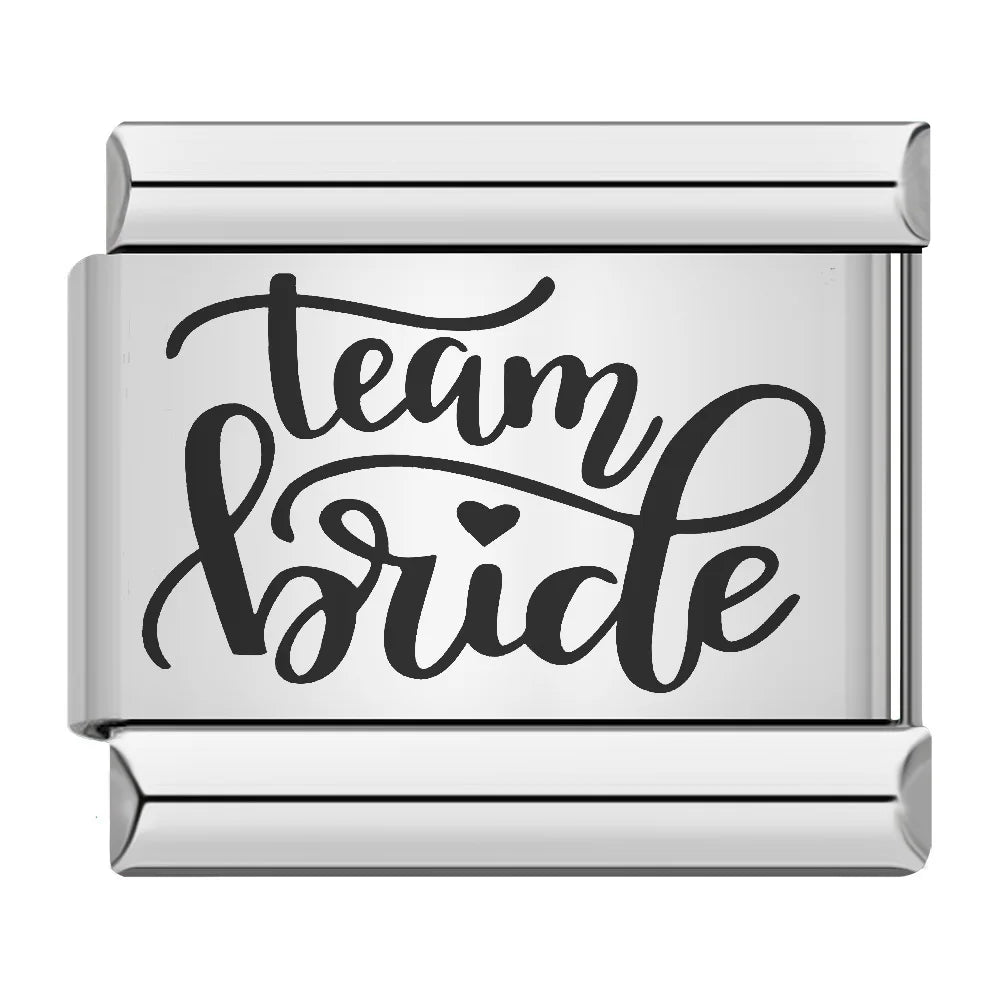 Laser Italian Charm Links 038