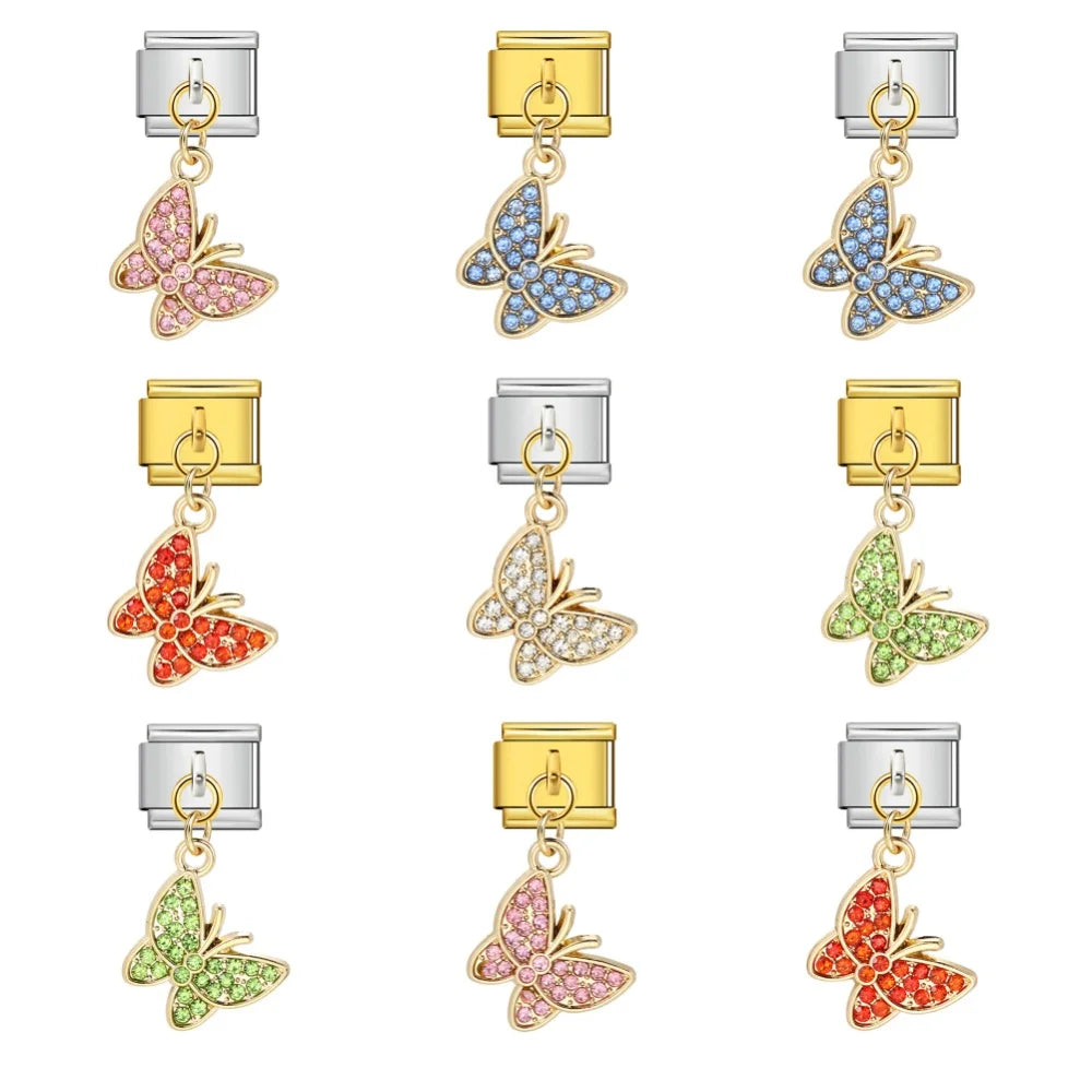 Butterfly Pendant Italian Charm 542