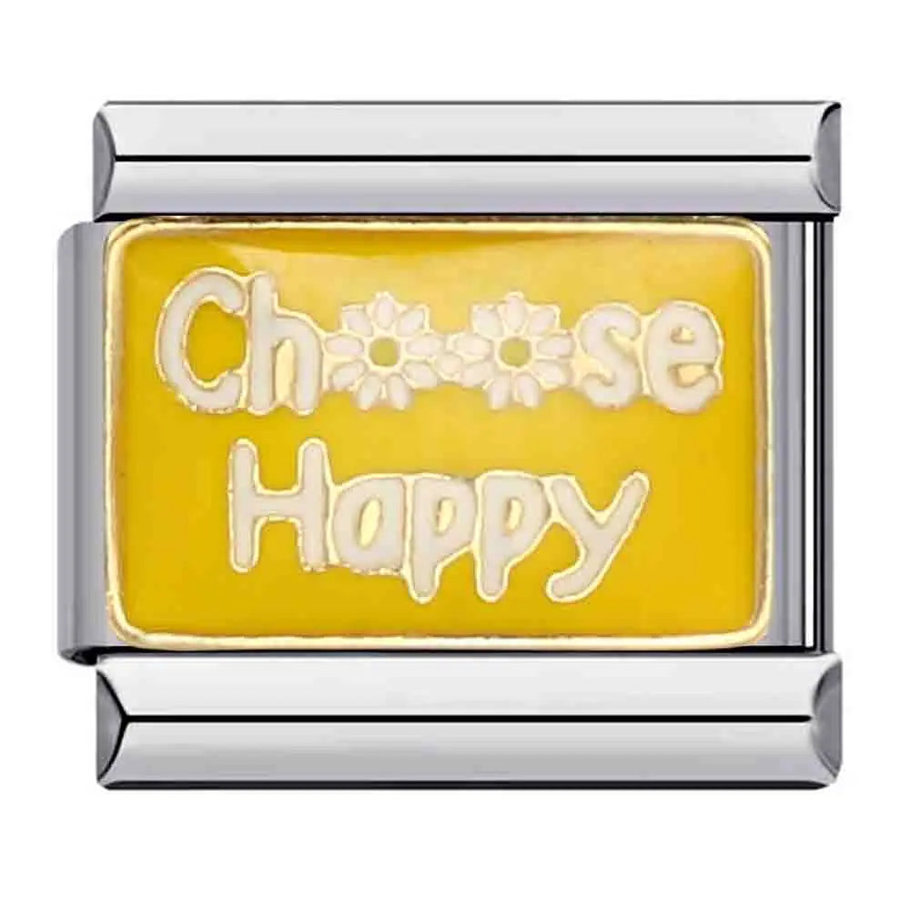 Words Italian Charm Links 079