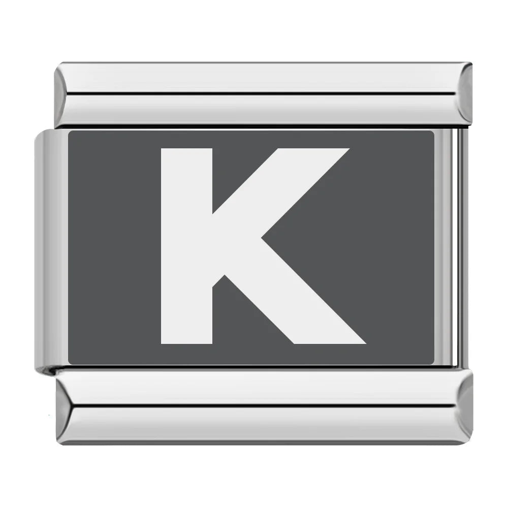 Laser 26 English Letters Charm 028