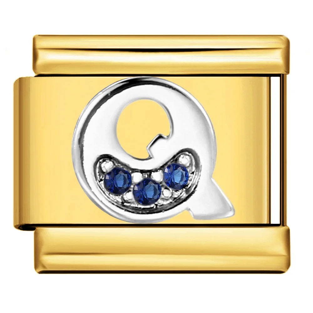 Gold Color 26 English Letters 383