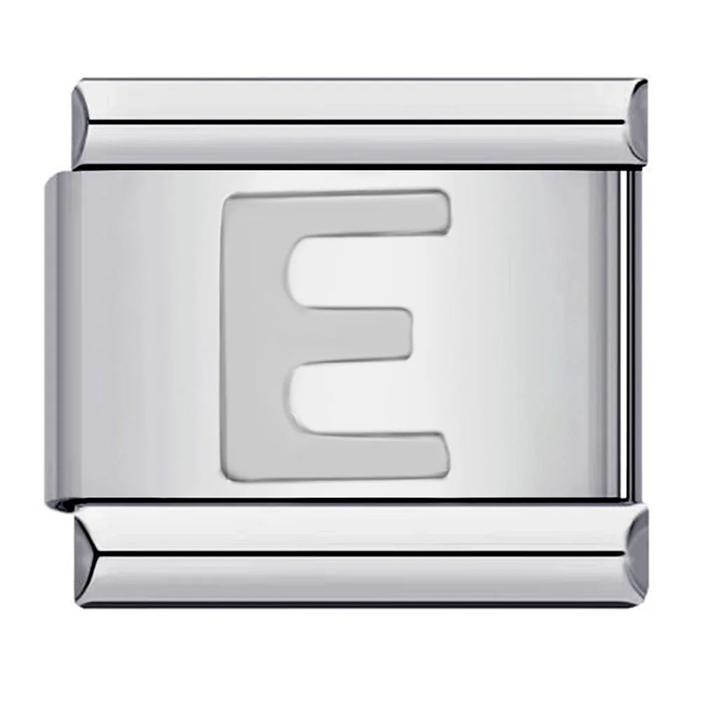 Silver Color 26 English Letters 125
