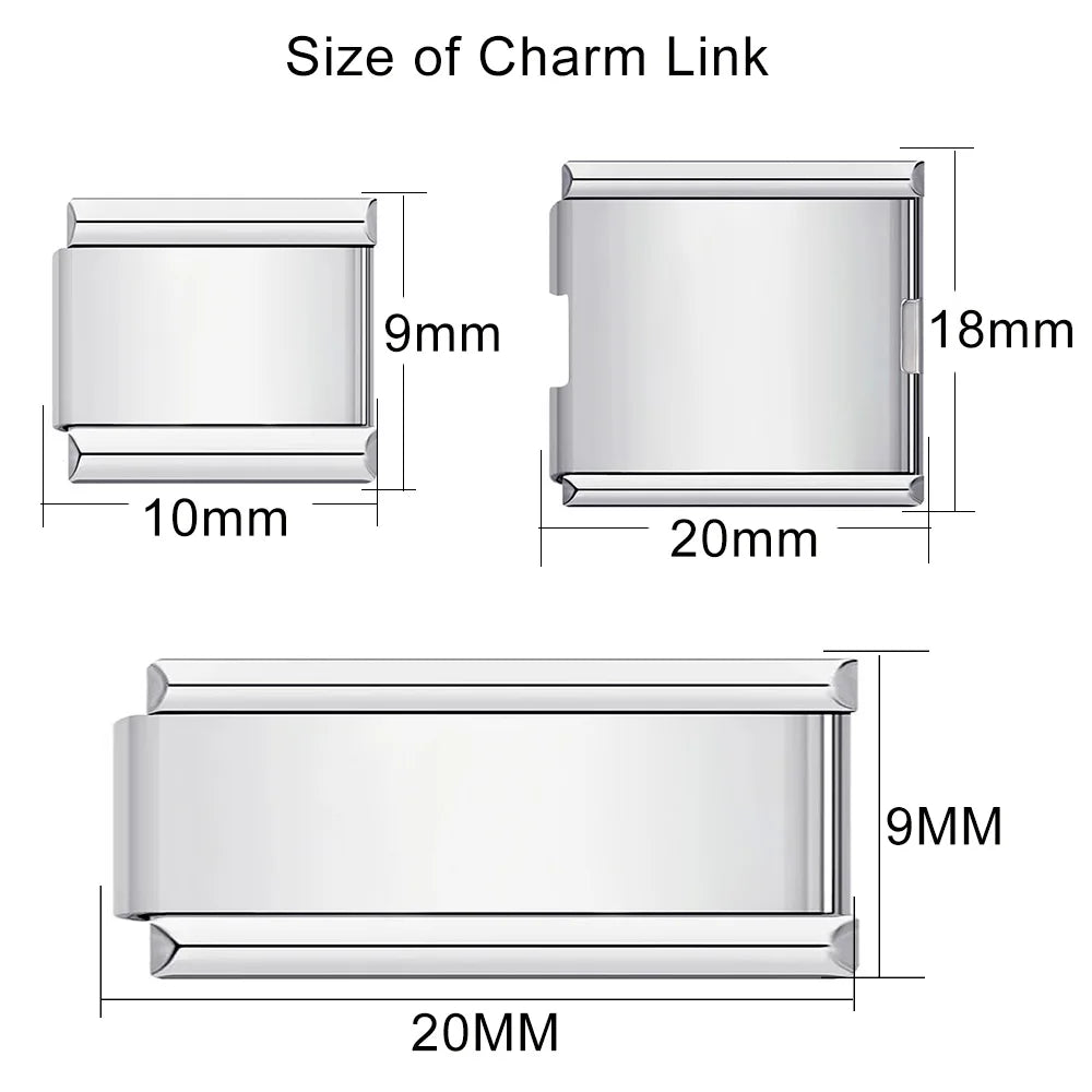 Laser Customized Italian Charm 198