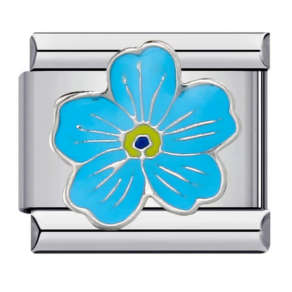 Flower Italian Charm Links 073