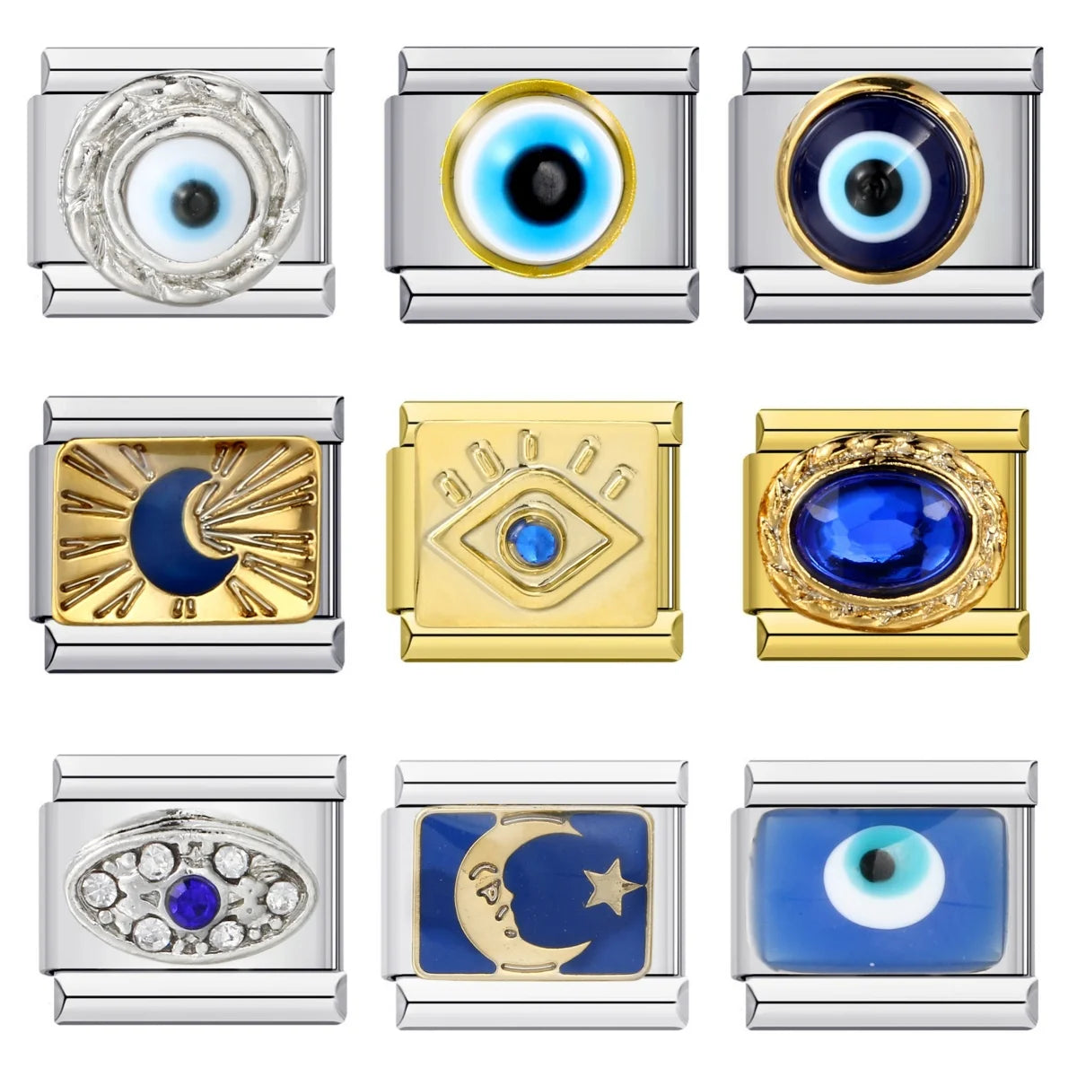 Devil's Eyes Italian Charm Link 030