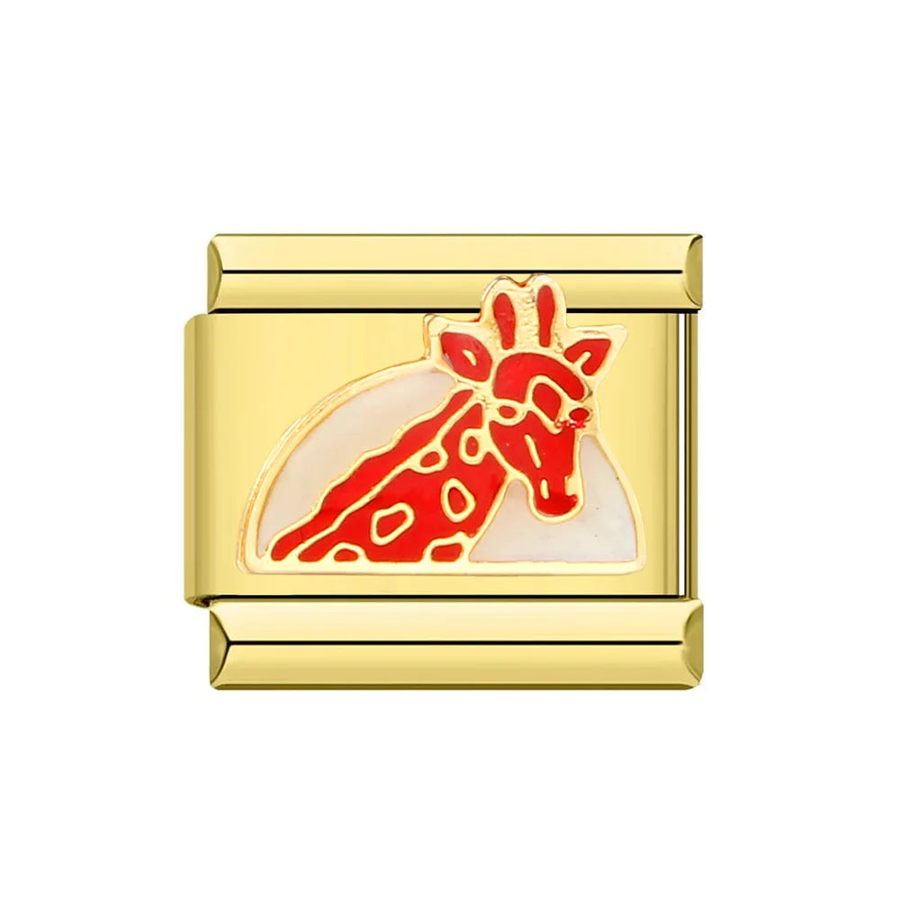 Gold Color Italian Charm Link 168