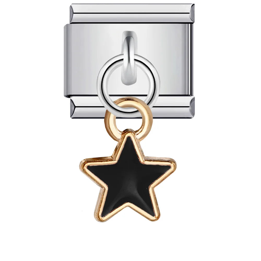 Star Italian Charm Links 078