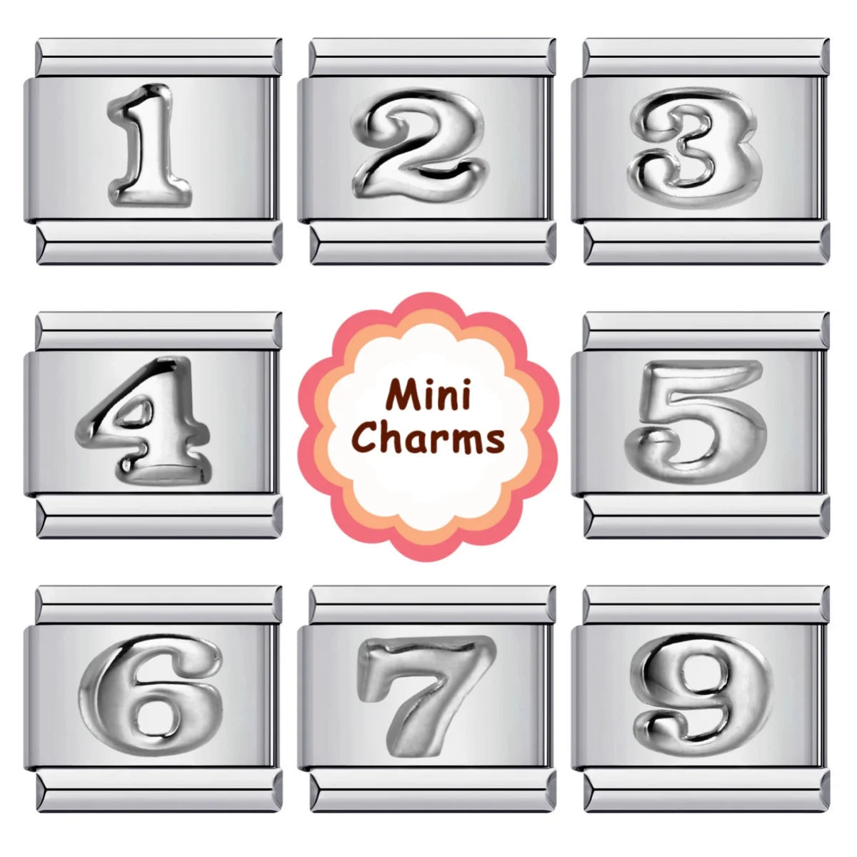 0-9 Number Italian Charm 253