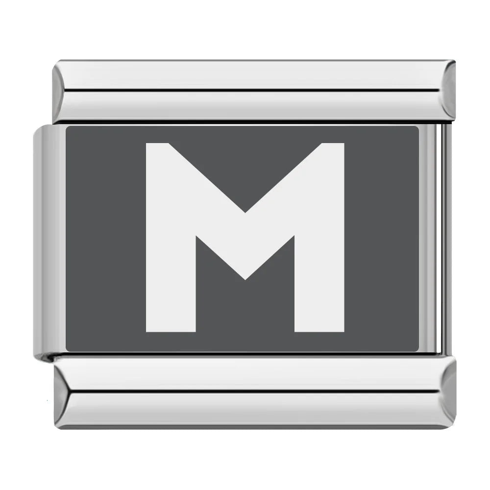 Laser 26 English Letters Charm 028