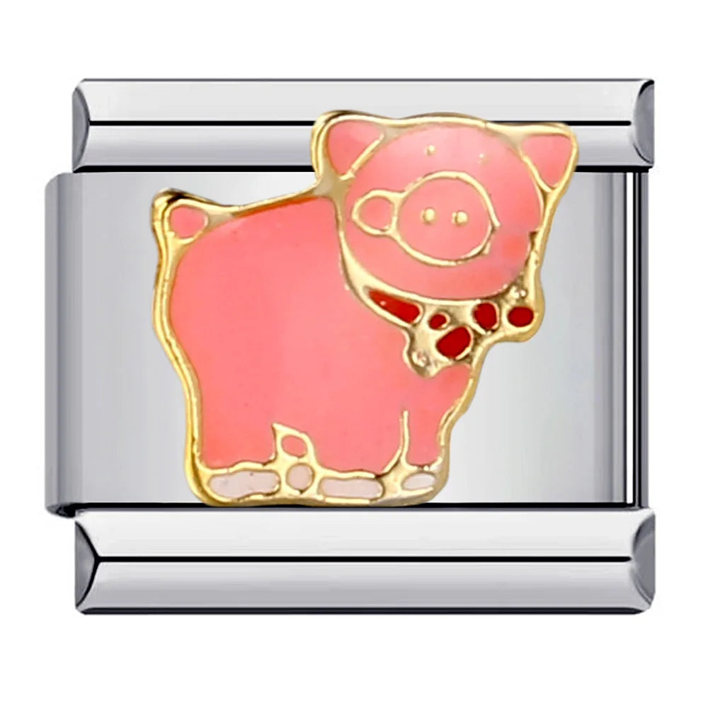 Animal Italian Charm Links 074