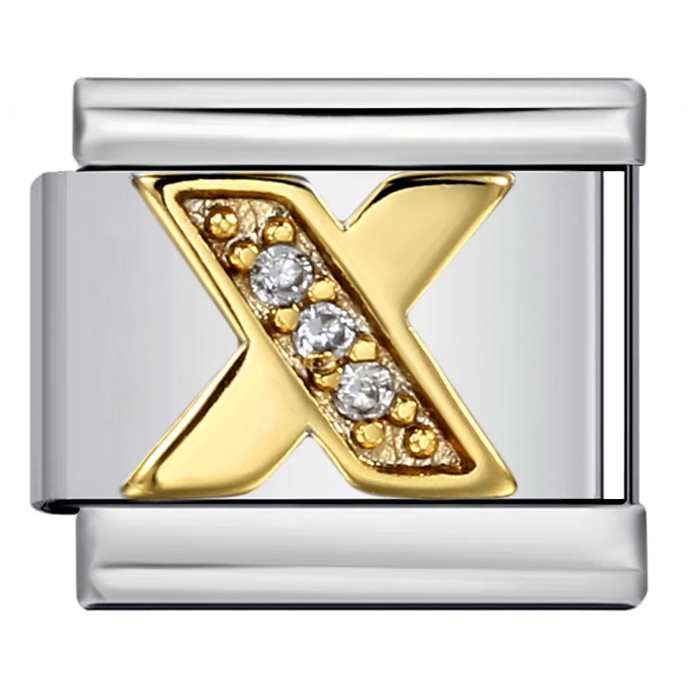 Gold Color 26 English Letter 207