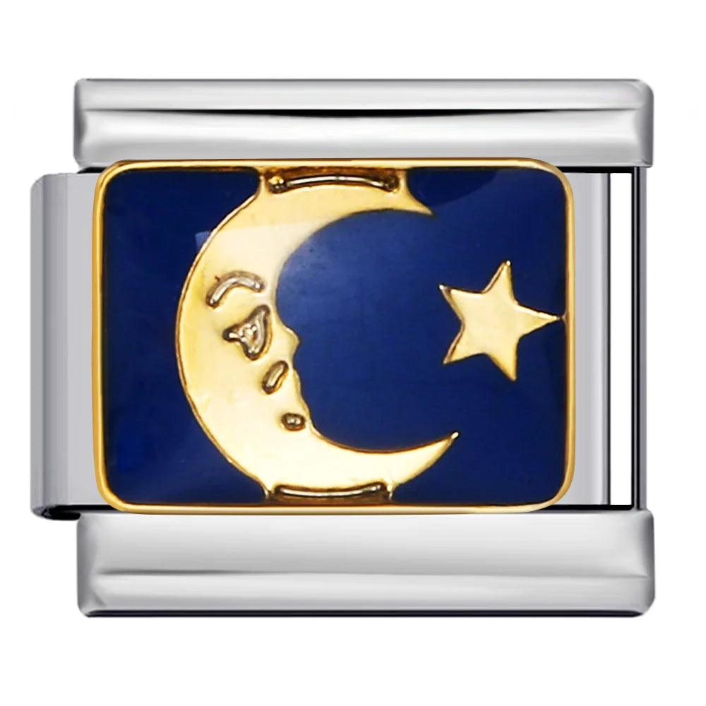 Gold Color Italian Charm 478