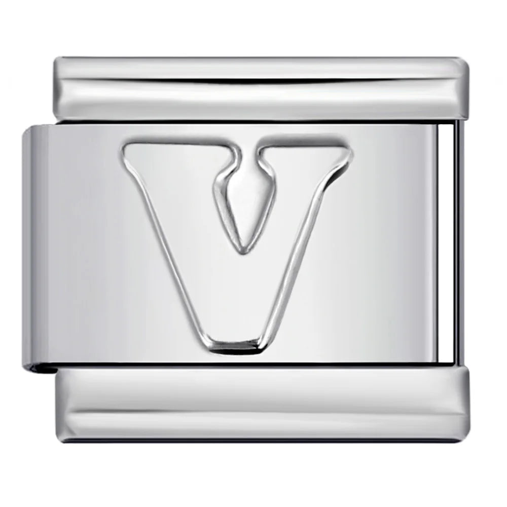 Silver Color 26 English Letter 533