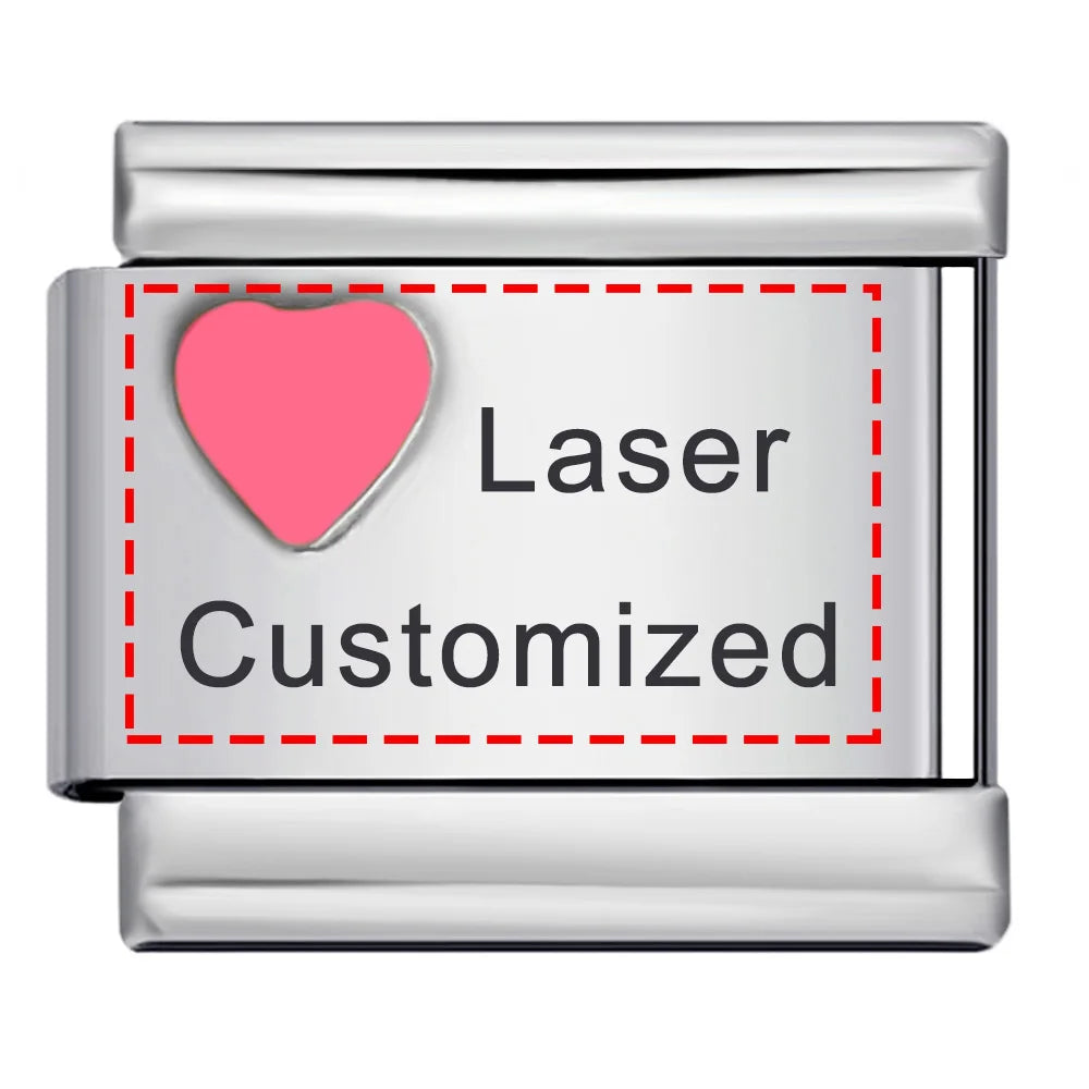 Laser Customized Italian Charm 415