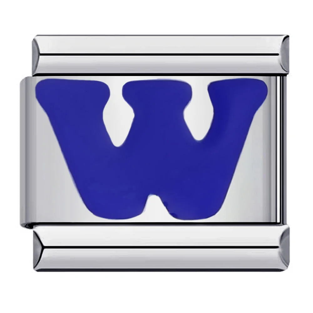 Blue Color 26 English Letters 002