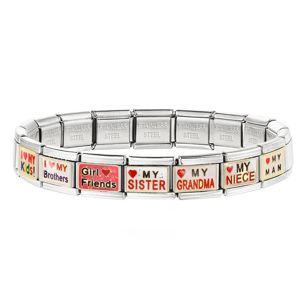 Family Italian Charm Link 470