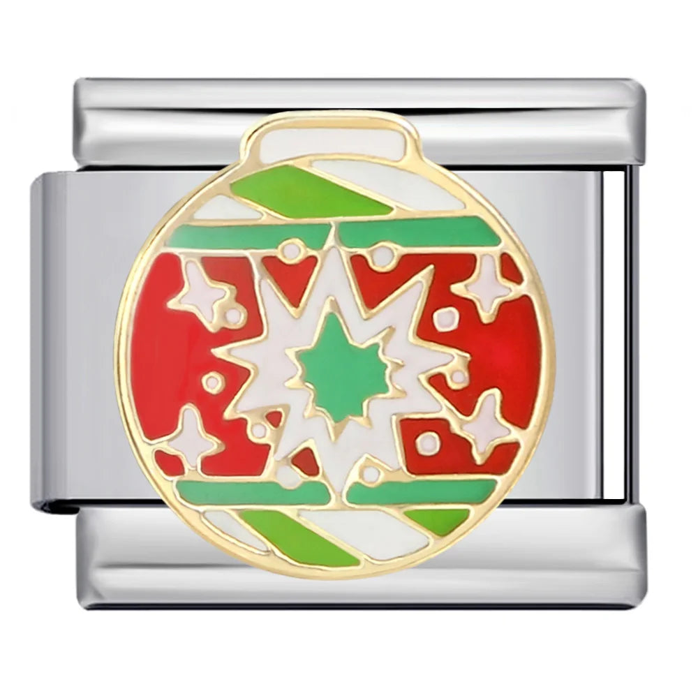 Christmas Italian Charm Link 187