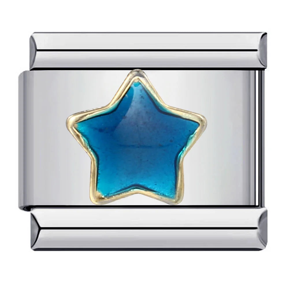 Star Italian Charm Links 107
