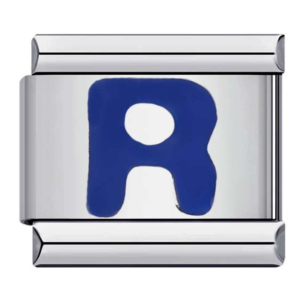 Blue Color 26 English Letters 021