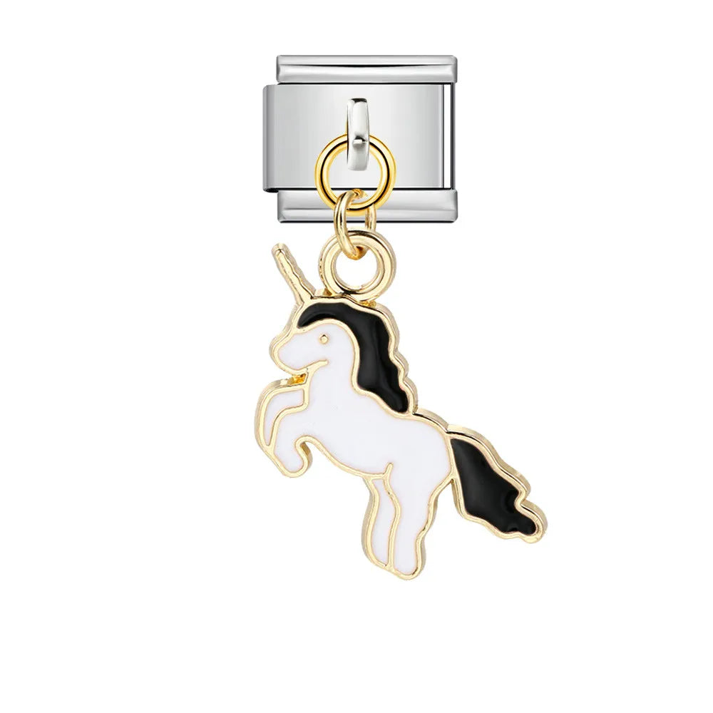 Unicorn Pendant Italian Charm 541