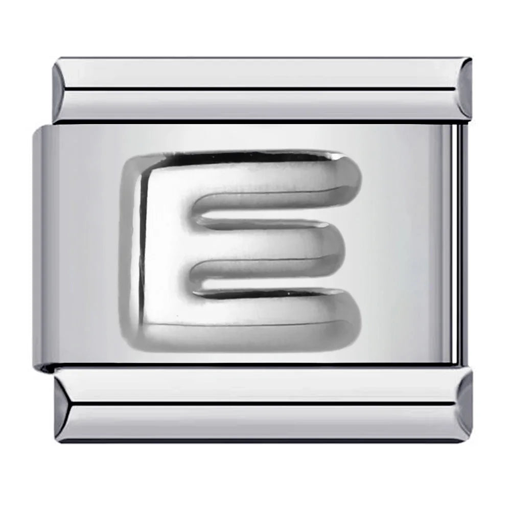 Silver Color 26 English Letters 174