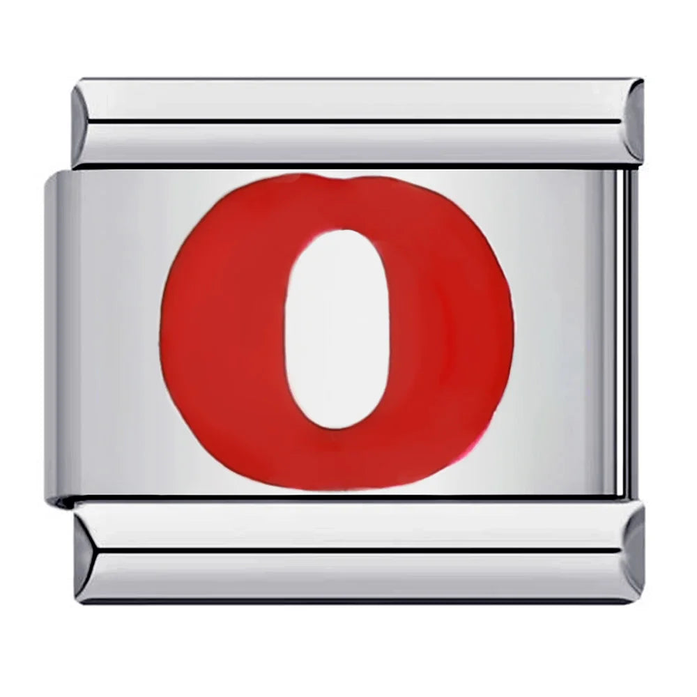 Red Color 26 English Letters 016