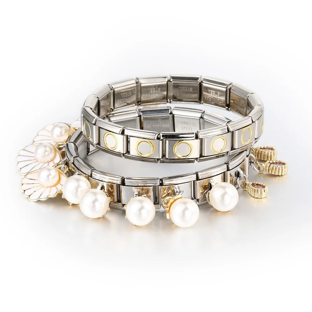 Simple Italian Charm Links 013