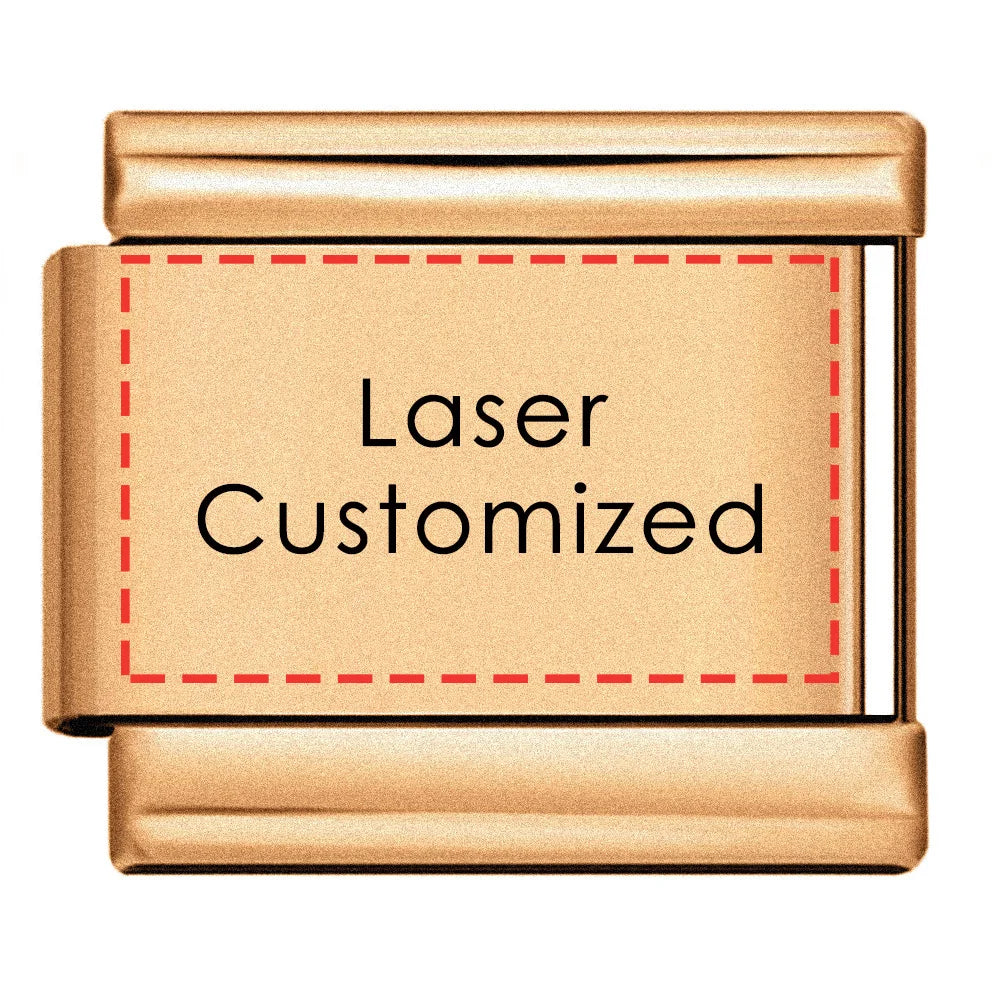 Laser Customization Italian Charm 514