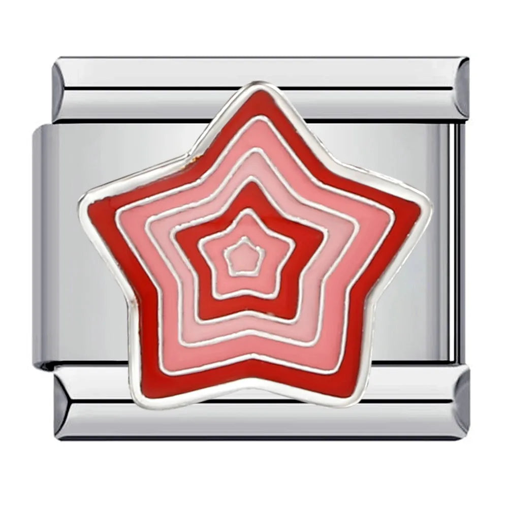 Star Italian Charm Links 107