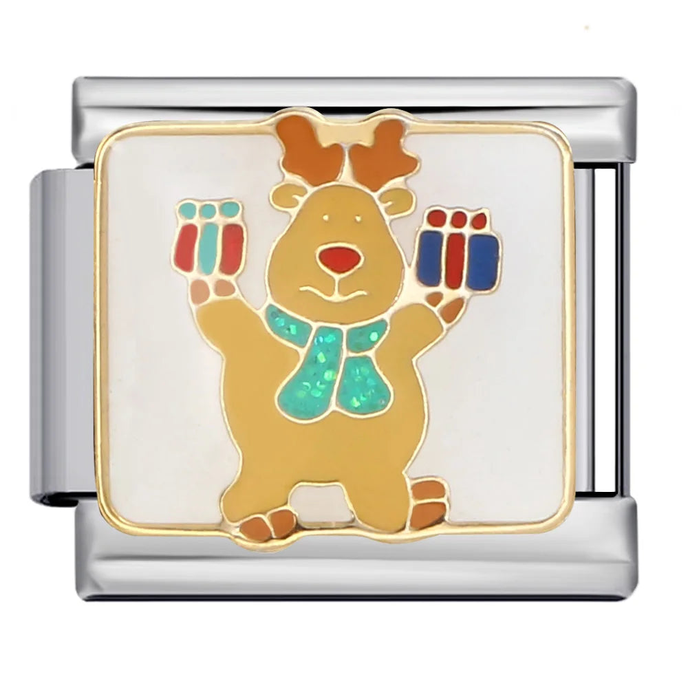 Christmas Italian Charm Link 187