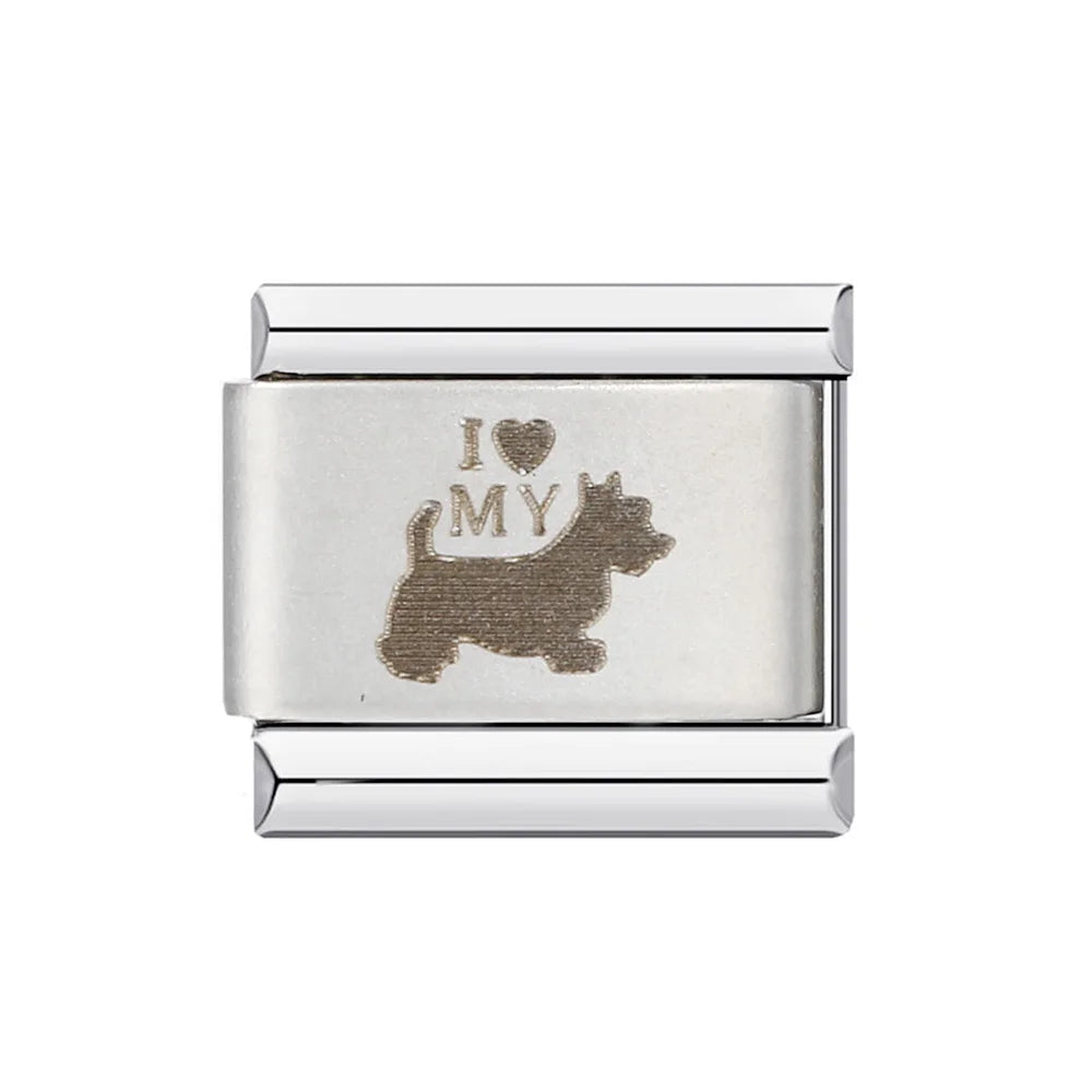 Simple Italian Charm Links 023
