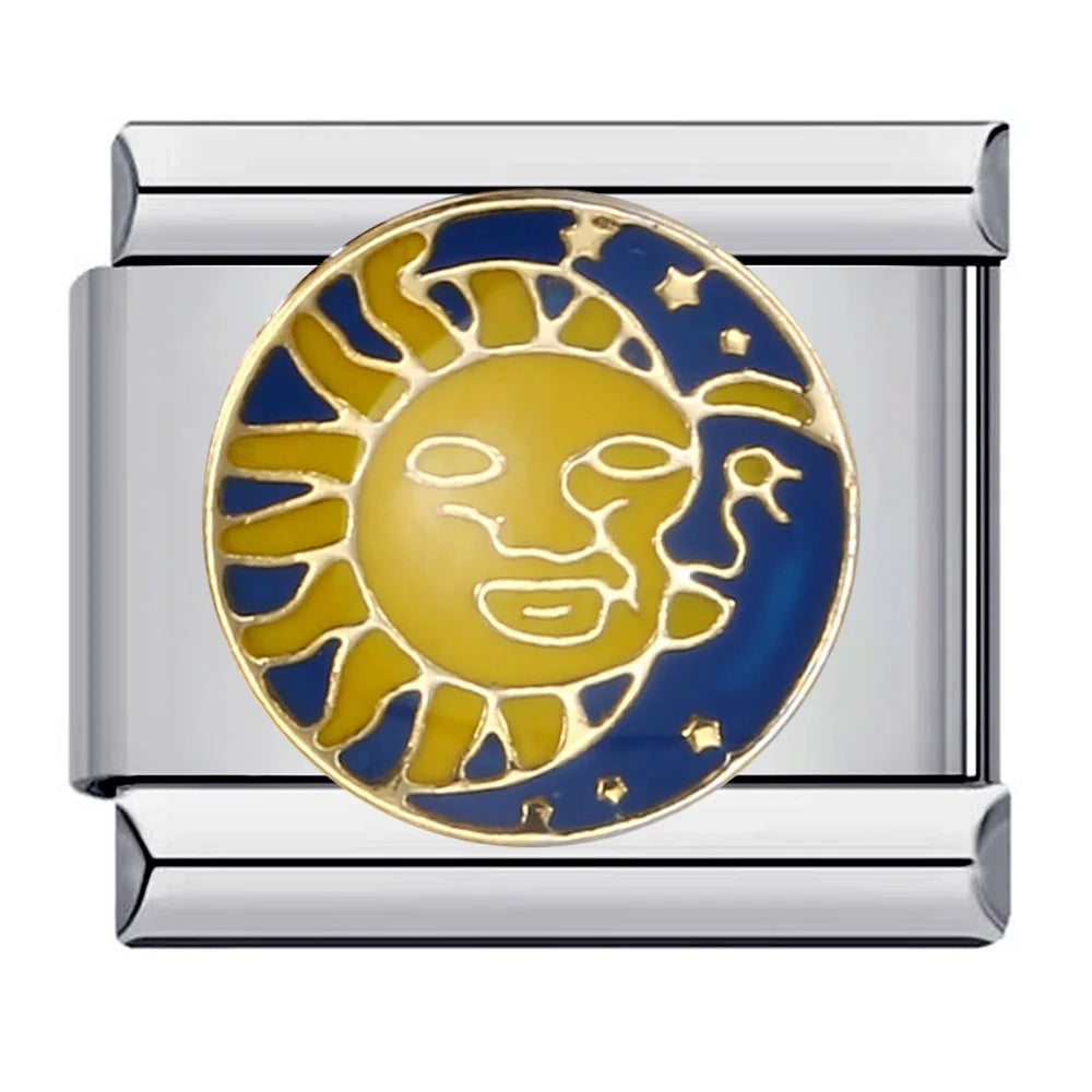 Star Moon Sun Italian Charm 172