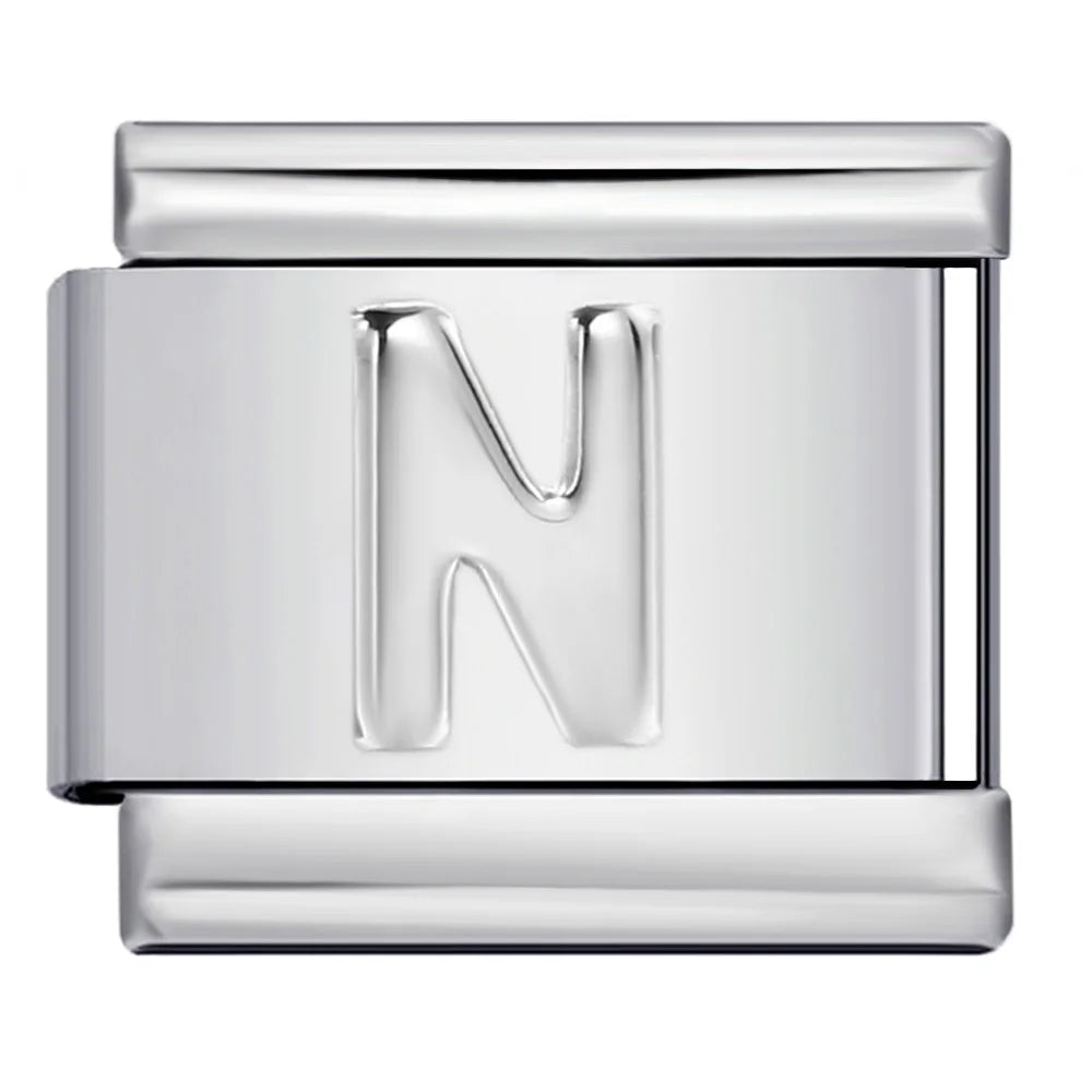 Silver Color 26 English Letters 134