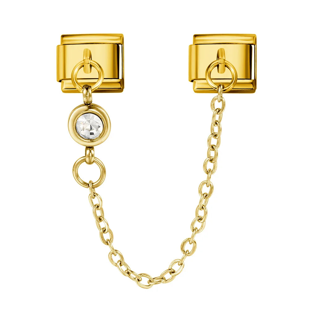 Birthstone Chain Italian Charm 503
