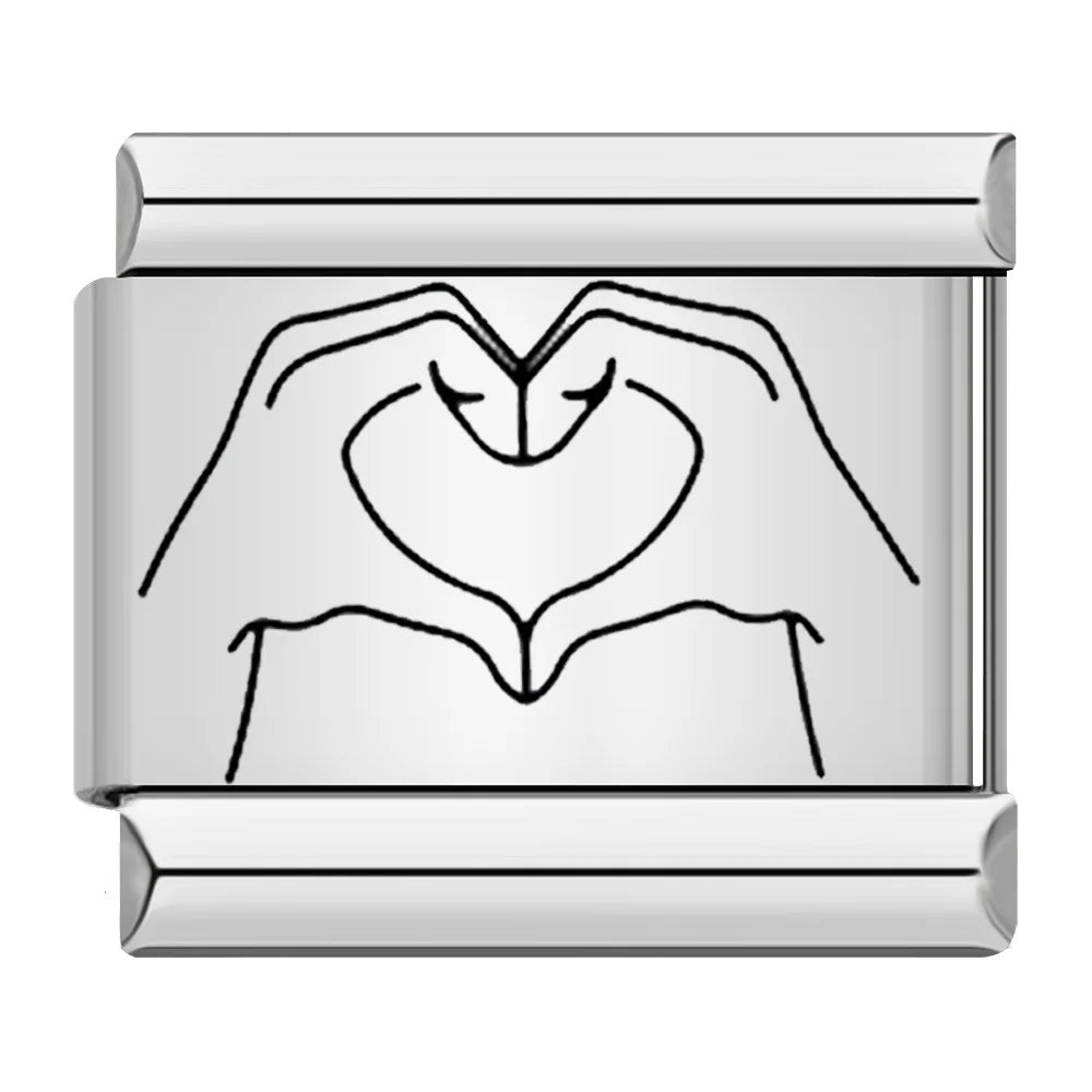 Laser Italian Charm Links 115