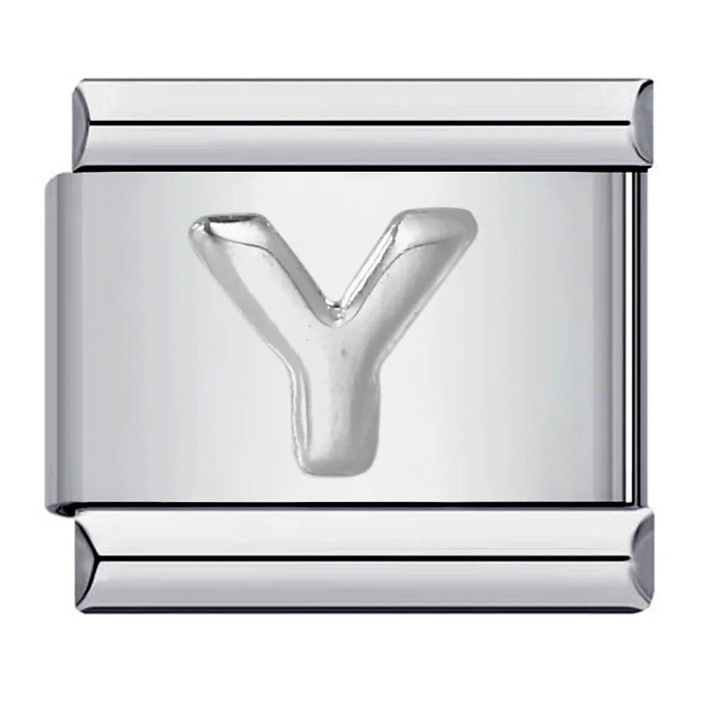 Silver Color 26 English Letters 174