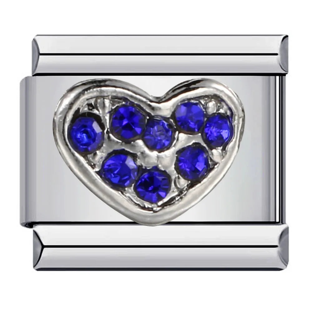 Zirconia Italian Charm Links 103