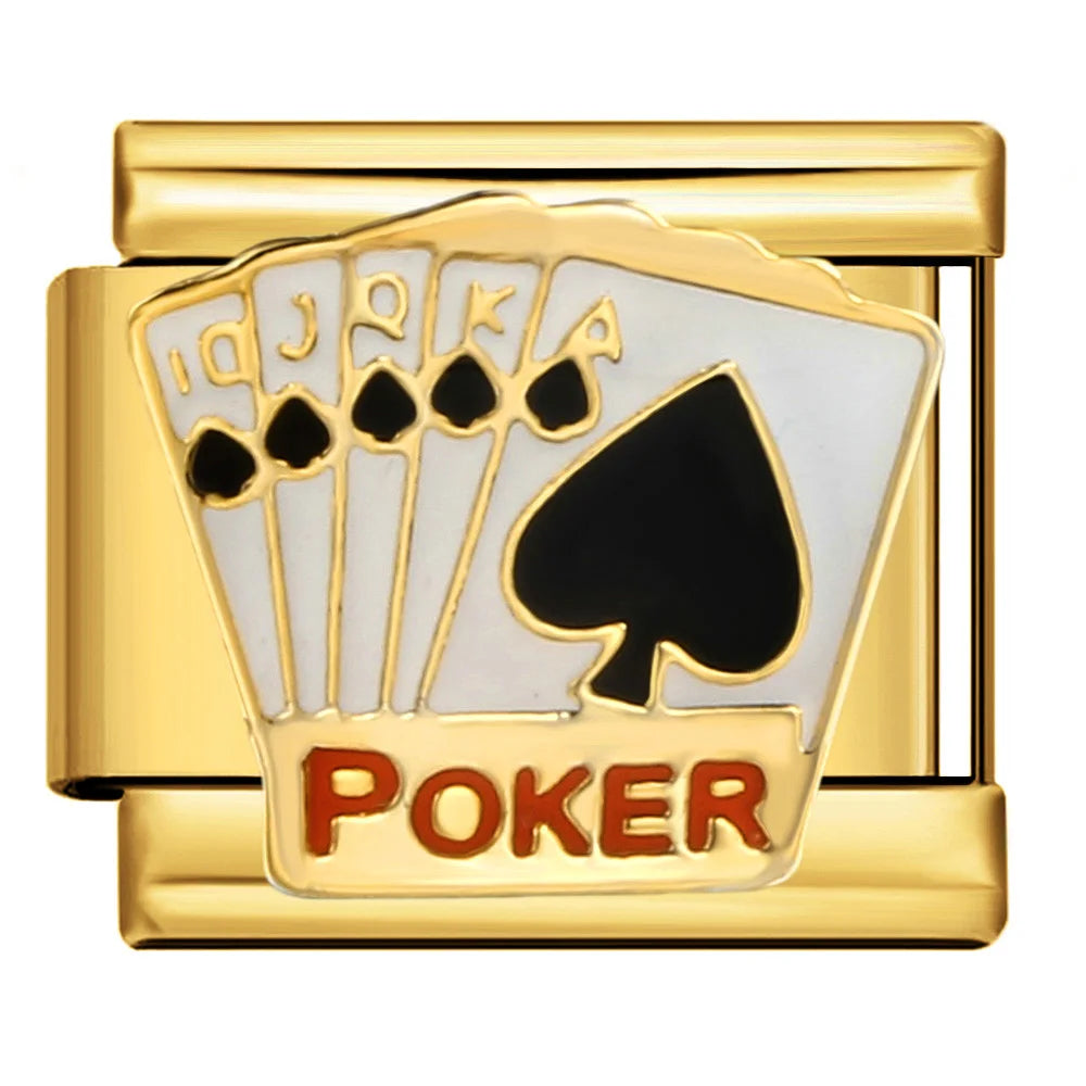 Poker Italian Charm Links 270