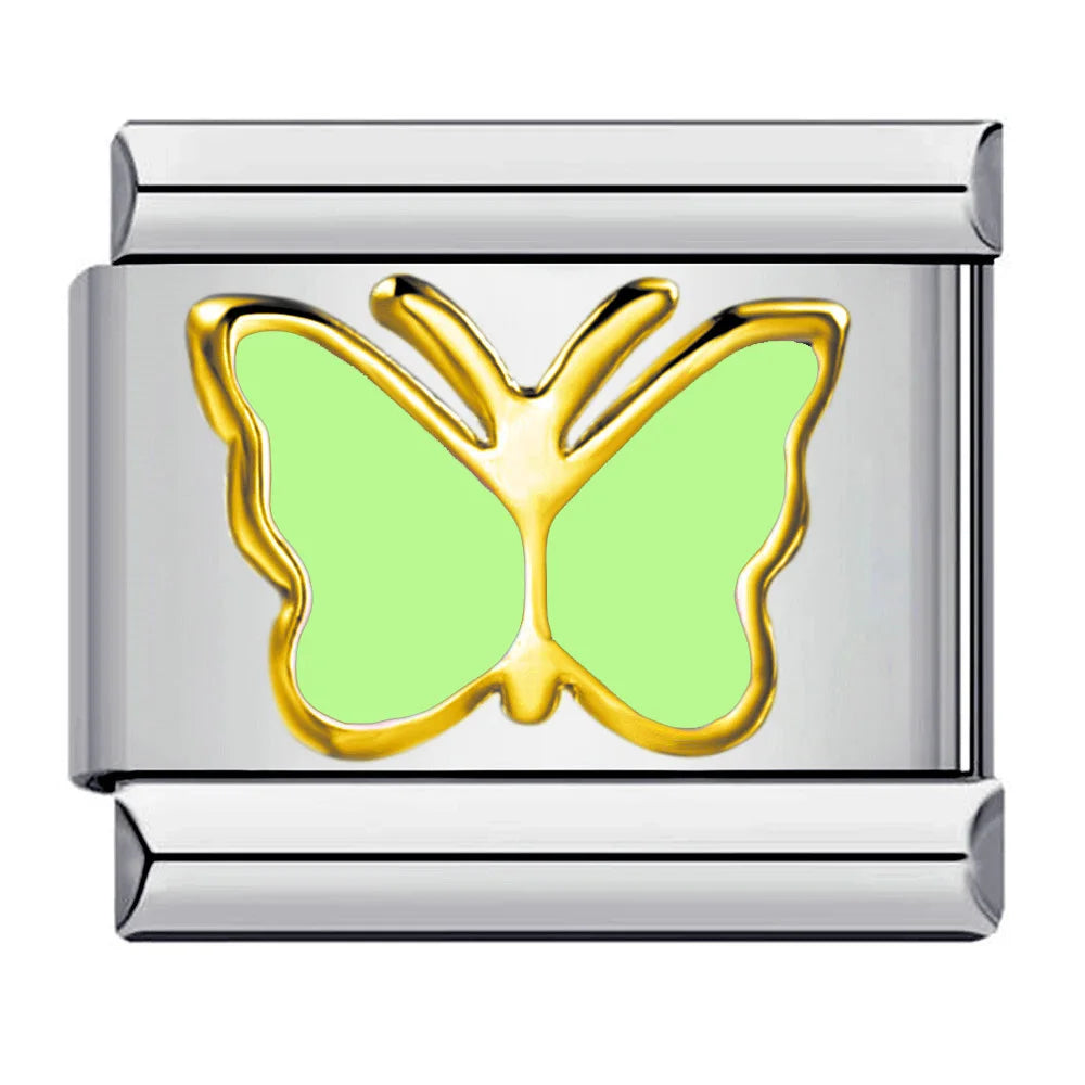 Butterfly Italian Charm Link 479