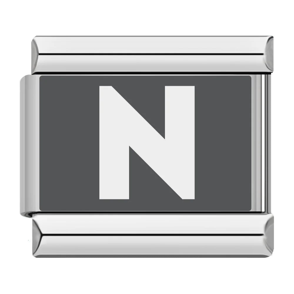 Laser 26 English Letters Charm 028