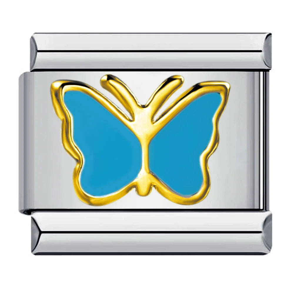 Butterfly Italian Charm Link 479