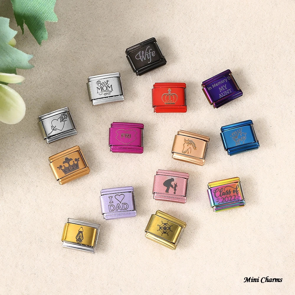 Laser Customization Italian Charm 514