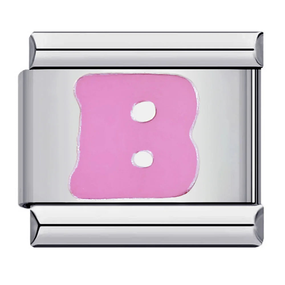Pink 26 English Letters