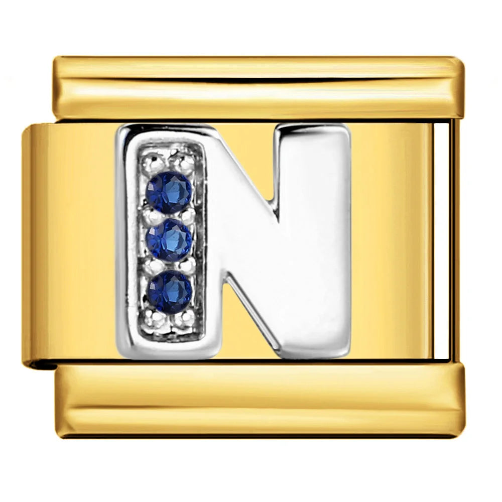 Gold Color 26 English Letters 383