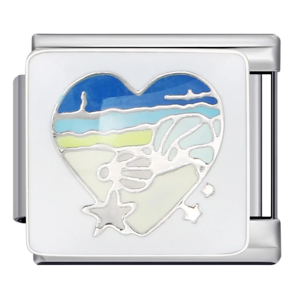 Ocean Italian Charm Link 322