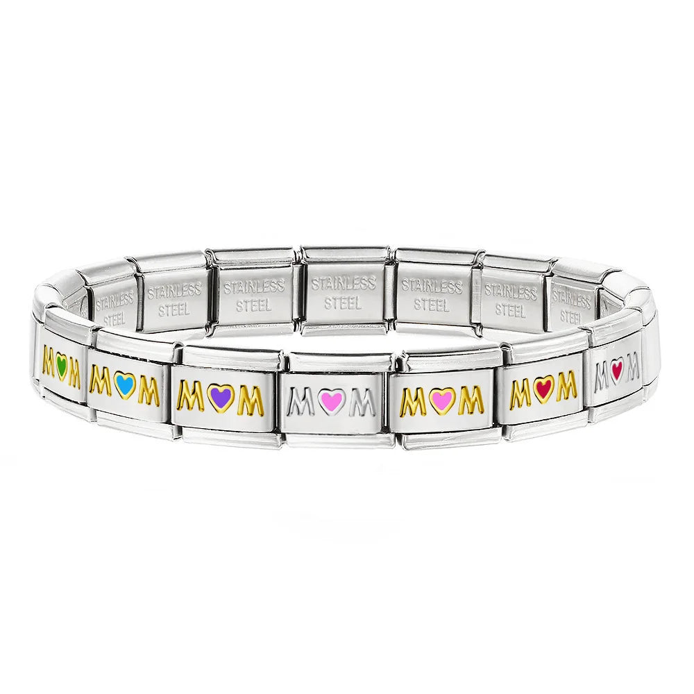 Mom Italian Charm Link 450