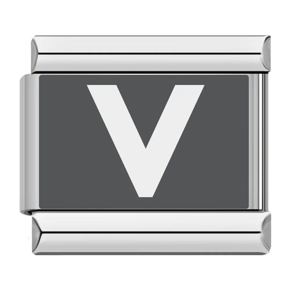 Laser 26 English Letters Charm 028